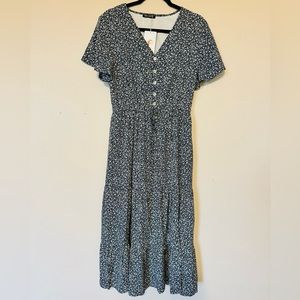 NWT BOHO 3 Tier Maxi Dress